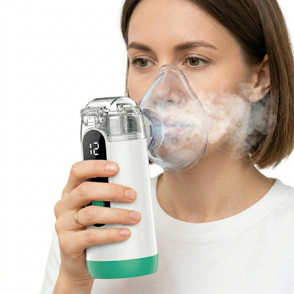 Nébuliseur Portable à Brume Ultrafine Rechargeable par USB & Ultra Silencieux
