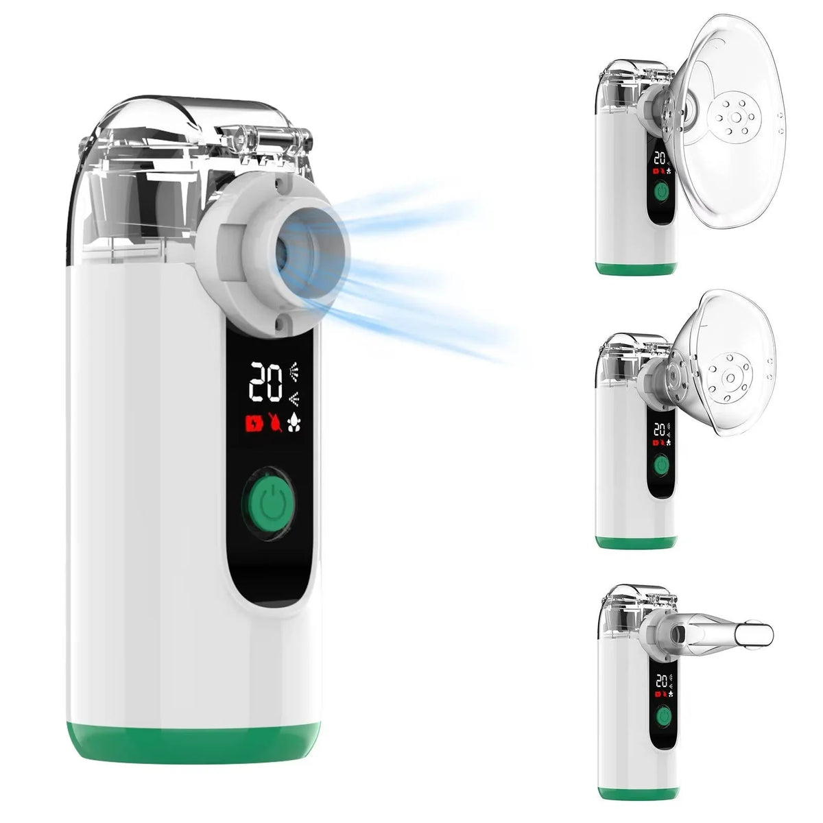 Nébuliseur Portable à Brume Ultrafine Rechargeable par USB & Ultra Silencieux