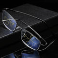 Lunettes progressives photochromiques avec filtre de lumière bleue