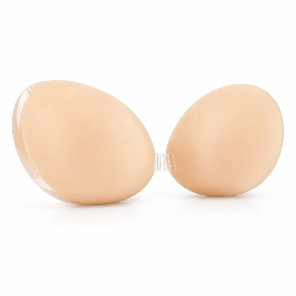 Soutien-Gorge Push-Up Sans Devant en Silicone Antidérapant