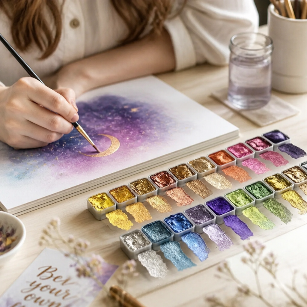 Ensemble de Pigments Perles Lumineux (60 Couleurs)
