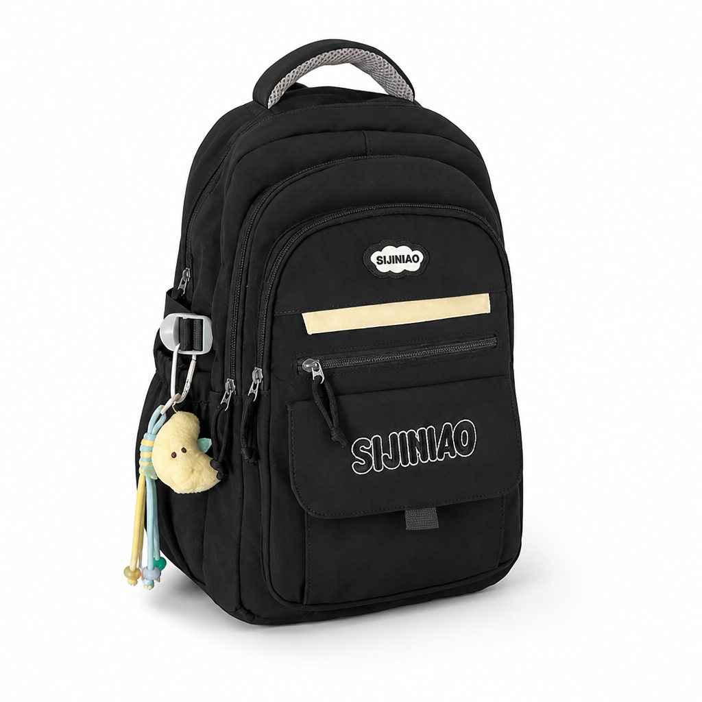 Sac à dos scolaire en forme de goutte d'eau imperméable (poches pour ordinateur portable et tablette)