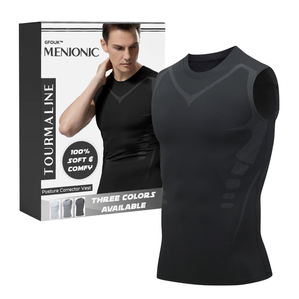 GFOUK™ MENIONIC Gilet Correcteur de Posture en Tourmaline
