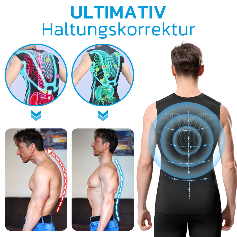 GFOUK™ MENIONIC Gilet Correcteur de Posture en Tourmaline
