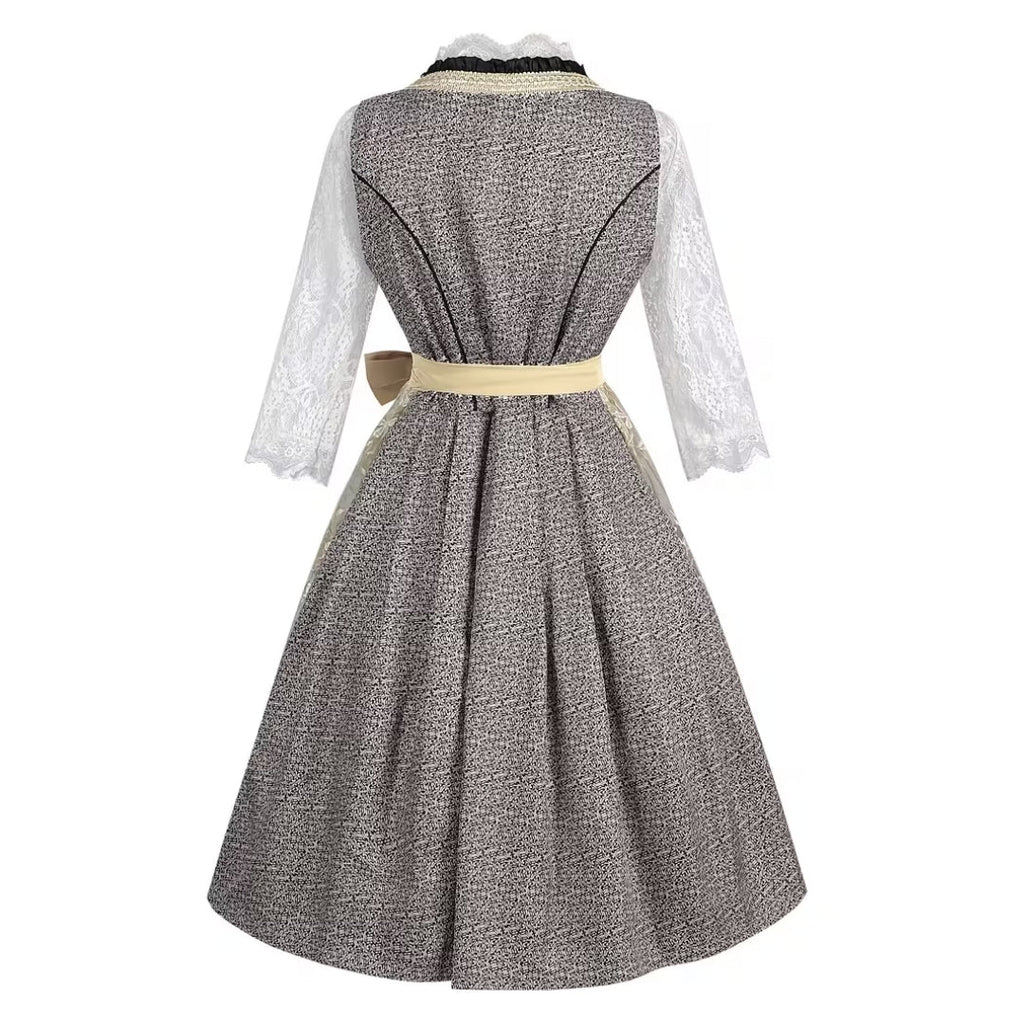 Dirndl Oktoberfest avec Dentelle et Détails Brodés - Lily