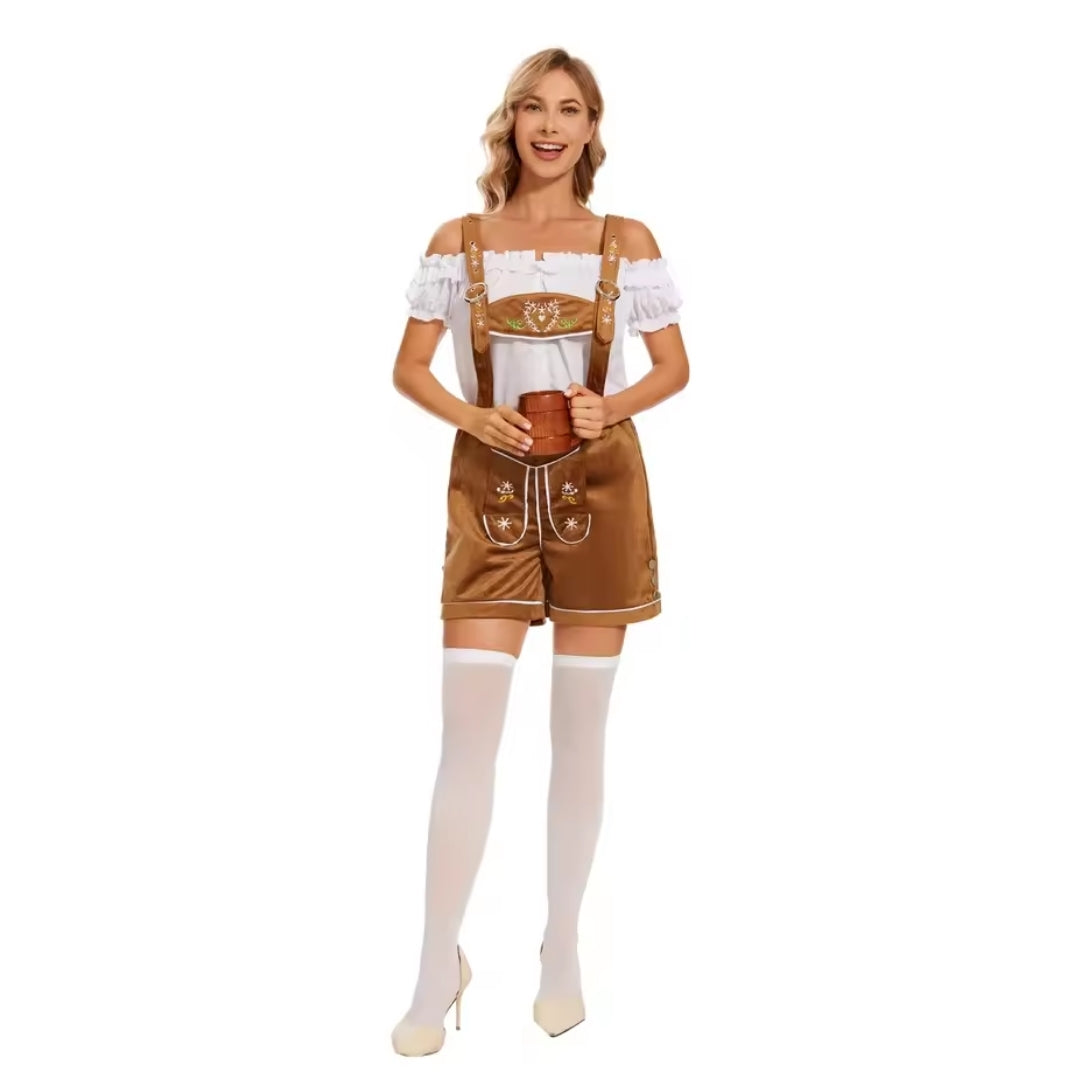 Costume Lederhosen Oktoberfest Femme - Hannah