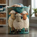 Panier à linge - Matelassé avec design de mouton