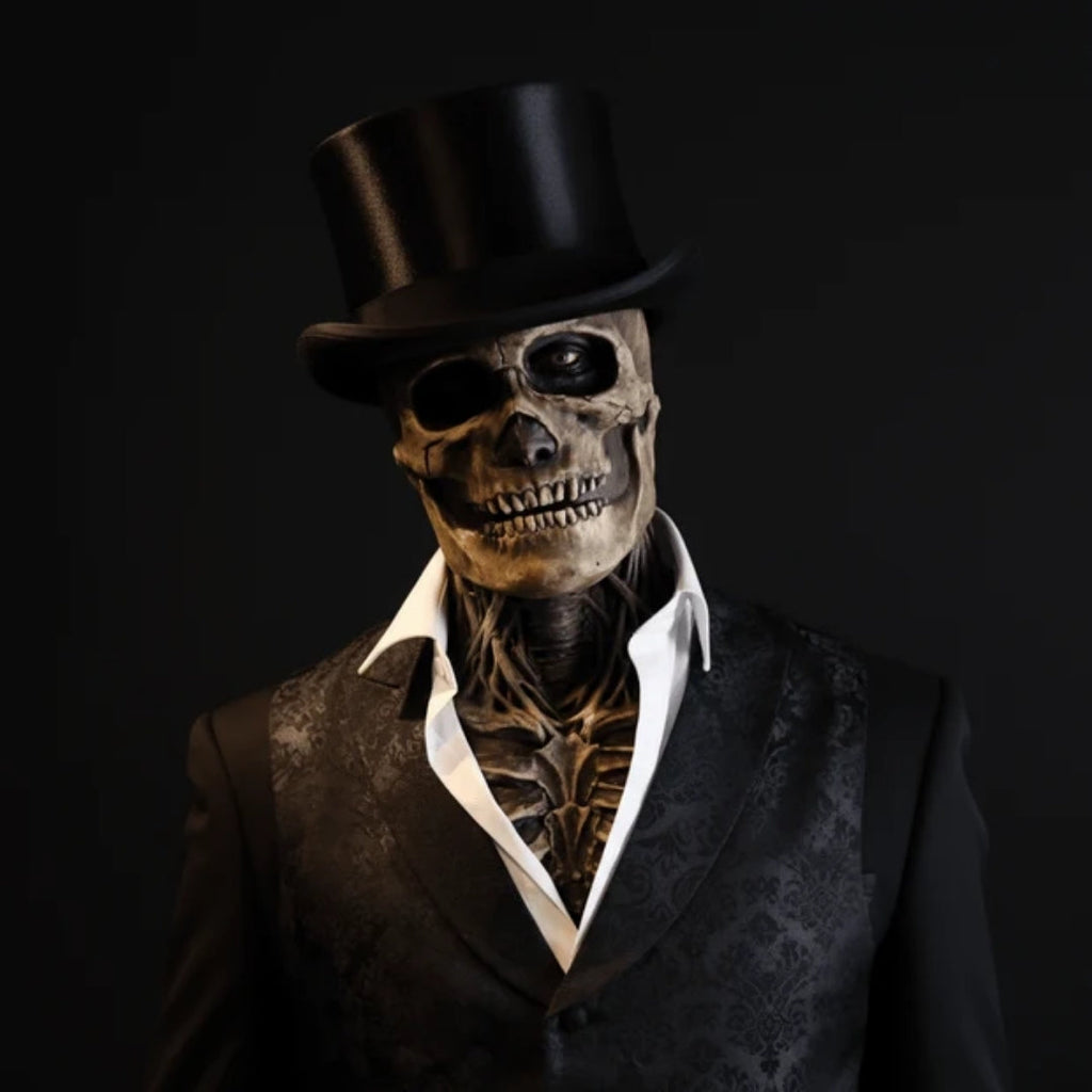 Masque de Crâne Halloween avec Chapeau