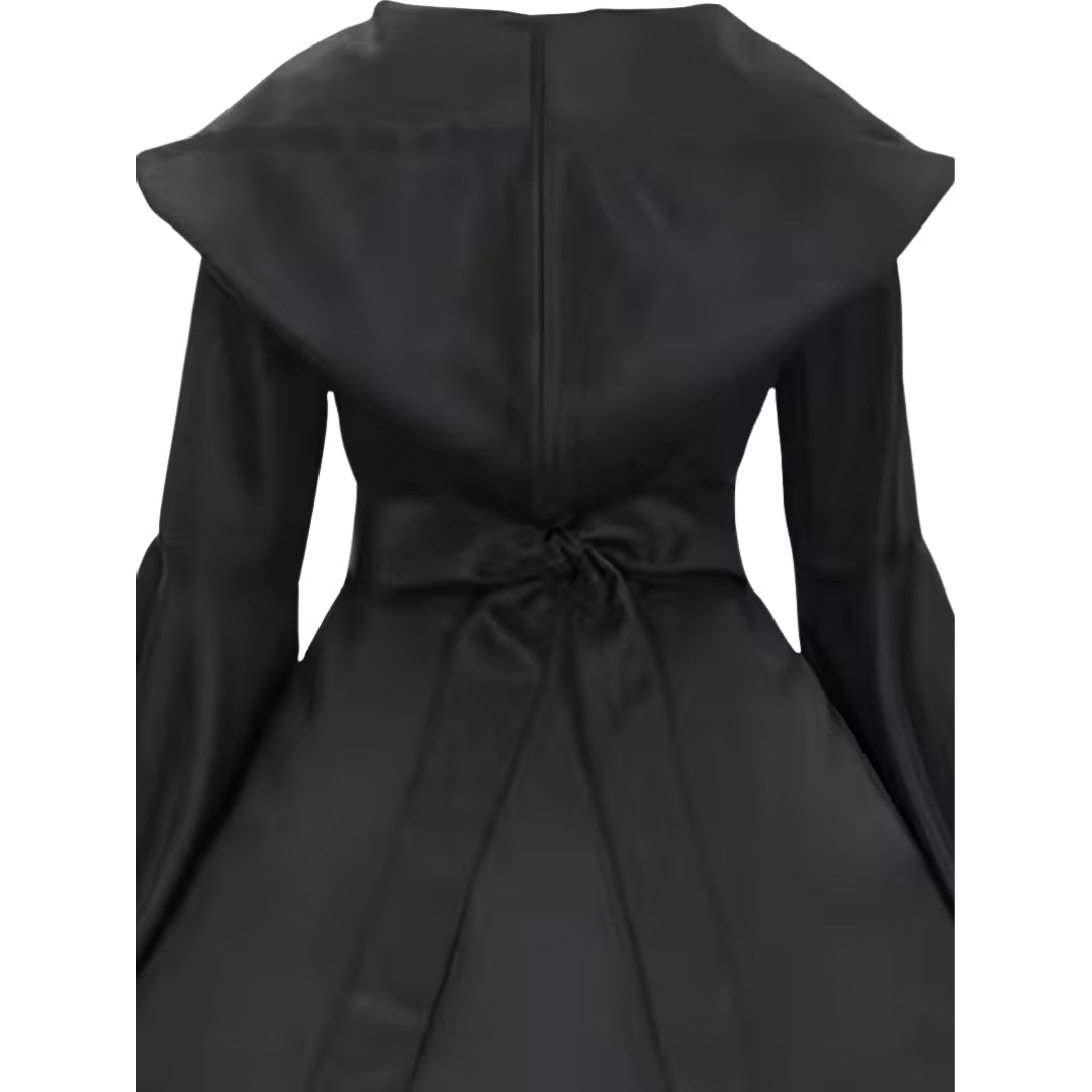 Costume de Sorcière d'Halloween - Style Gothique avec Capuche