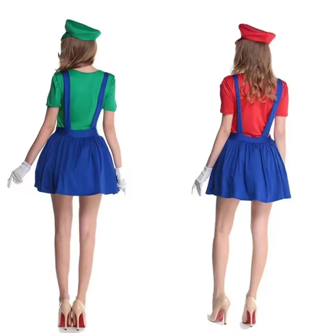 Costume d'Halloween Mario & Luigi - Super Frères Hommes et Femmes