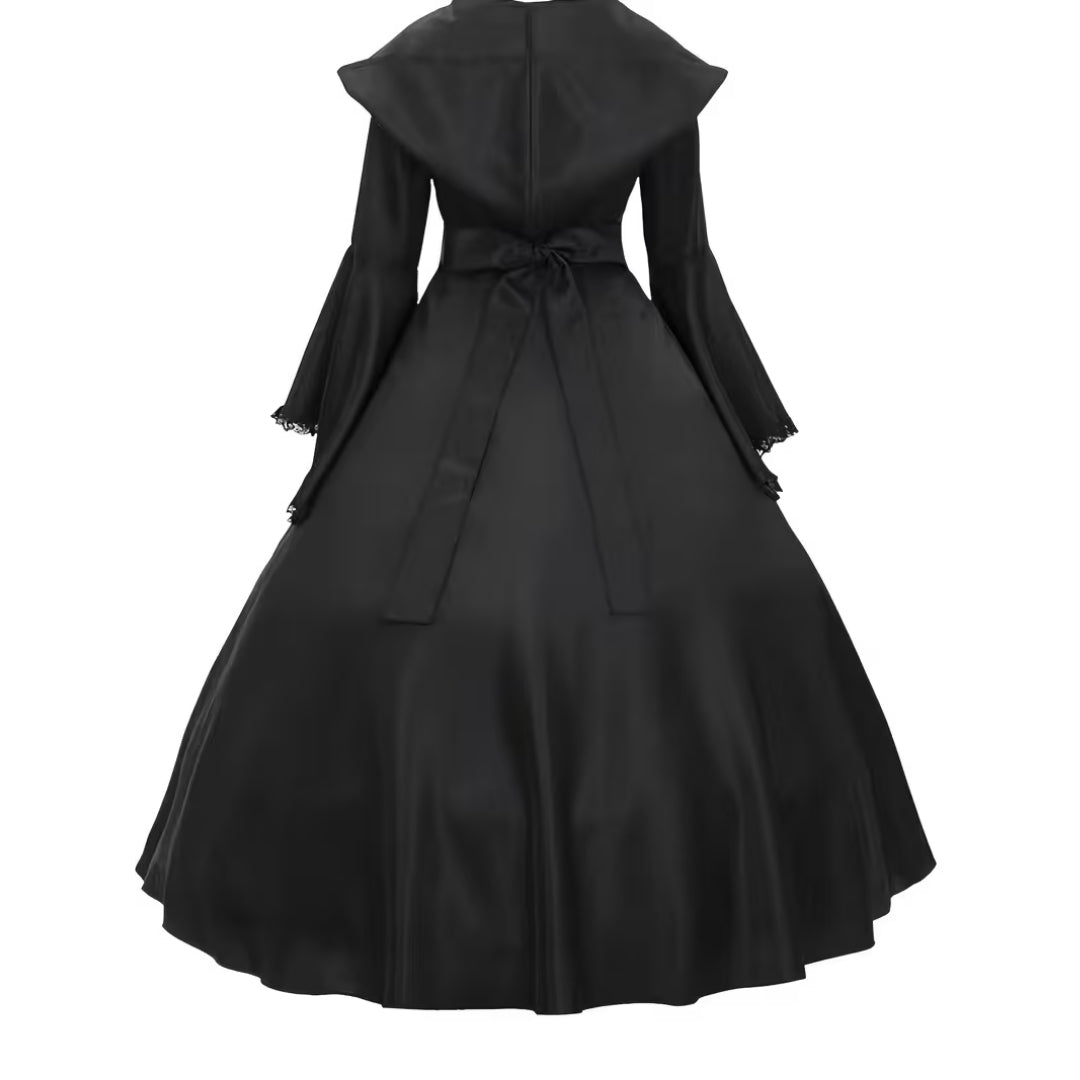 Costume de Sorcière d'Halloween - Style Gothique avec Capuche