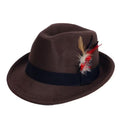 Chapeau Tyrolien pour Oktoberfest - Style Vintage avec Plume