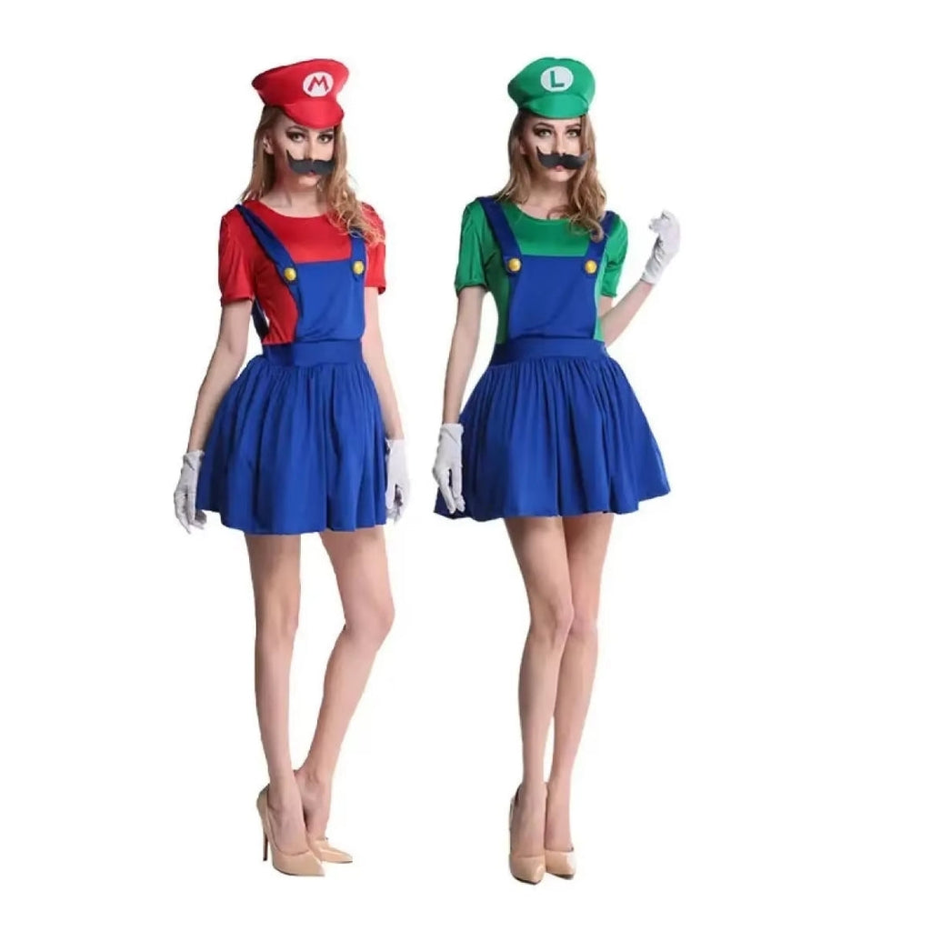 Costume d'Halloween Mario & Luigi - Super Frères Hommes et Femmes