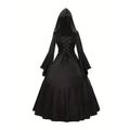 Costume de Sorcière d'Halloween - Style Gothique avec Capuche