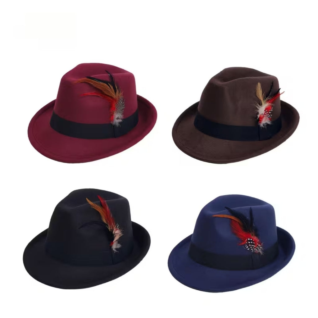 Chapeau Tyrolien pour Oktoberfest - Style Vintage avec Plume