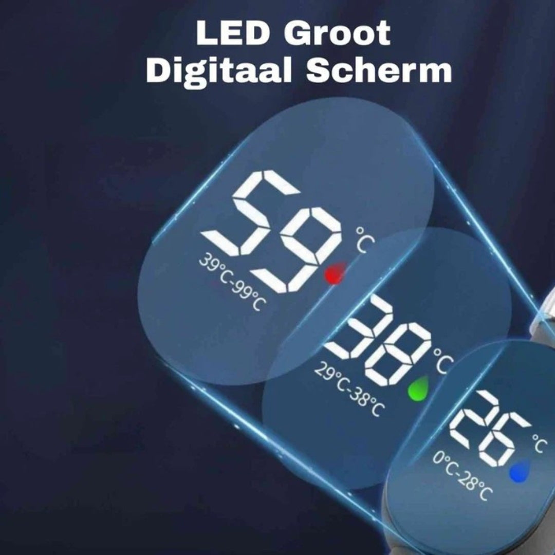 ThermoGauge - Thermomètre de robinet numérique avec affichage LED