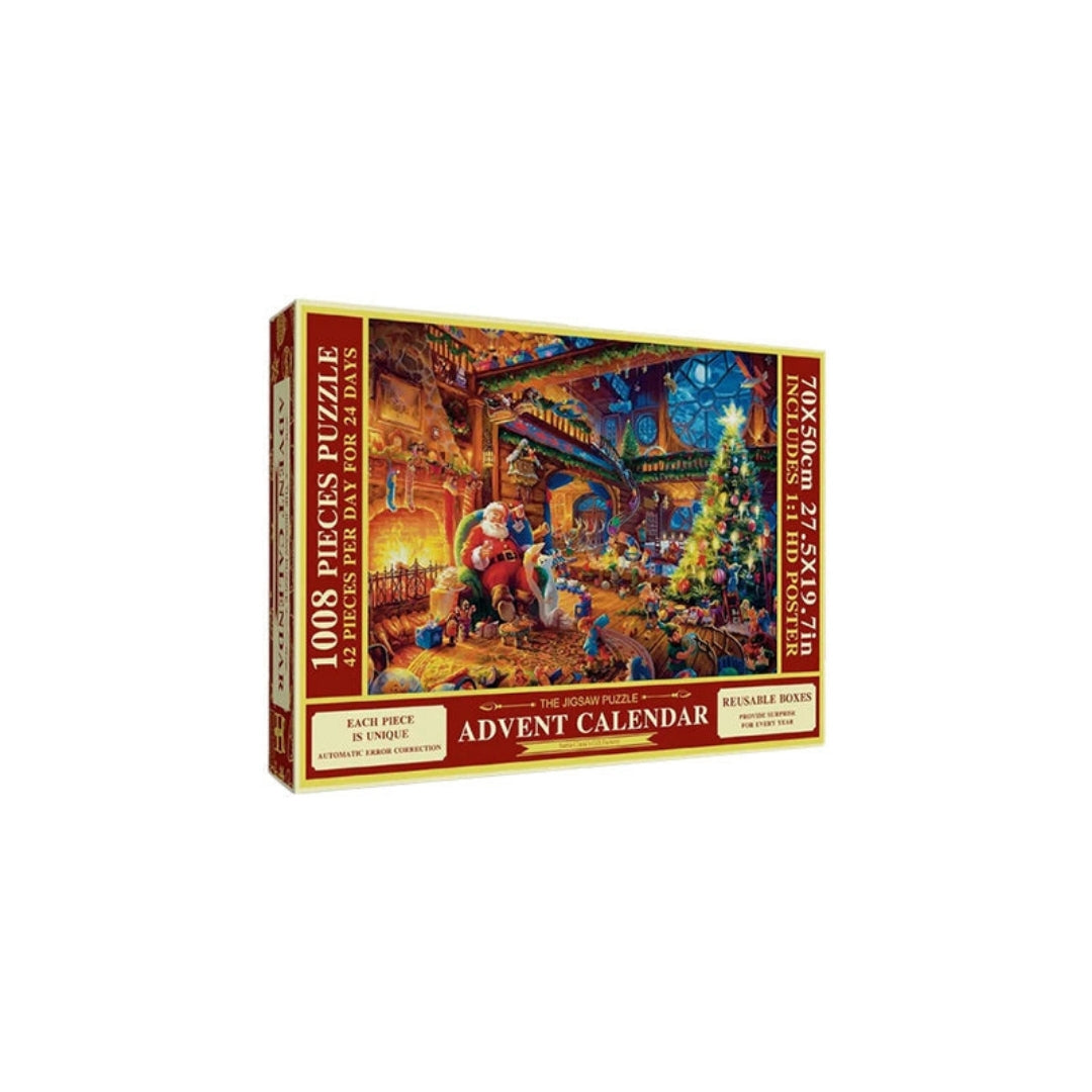 Calendrier de l'Avent Puzzle de Noël