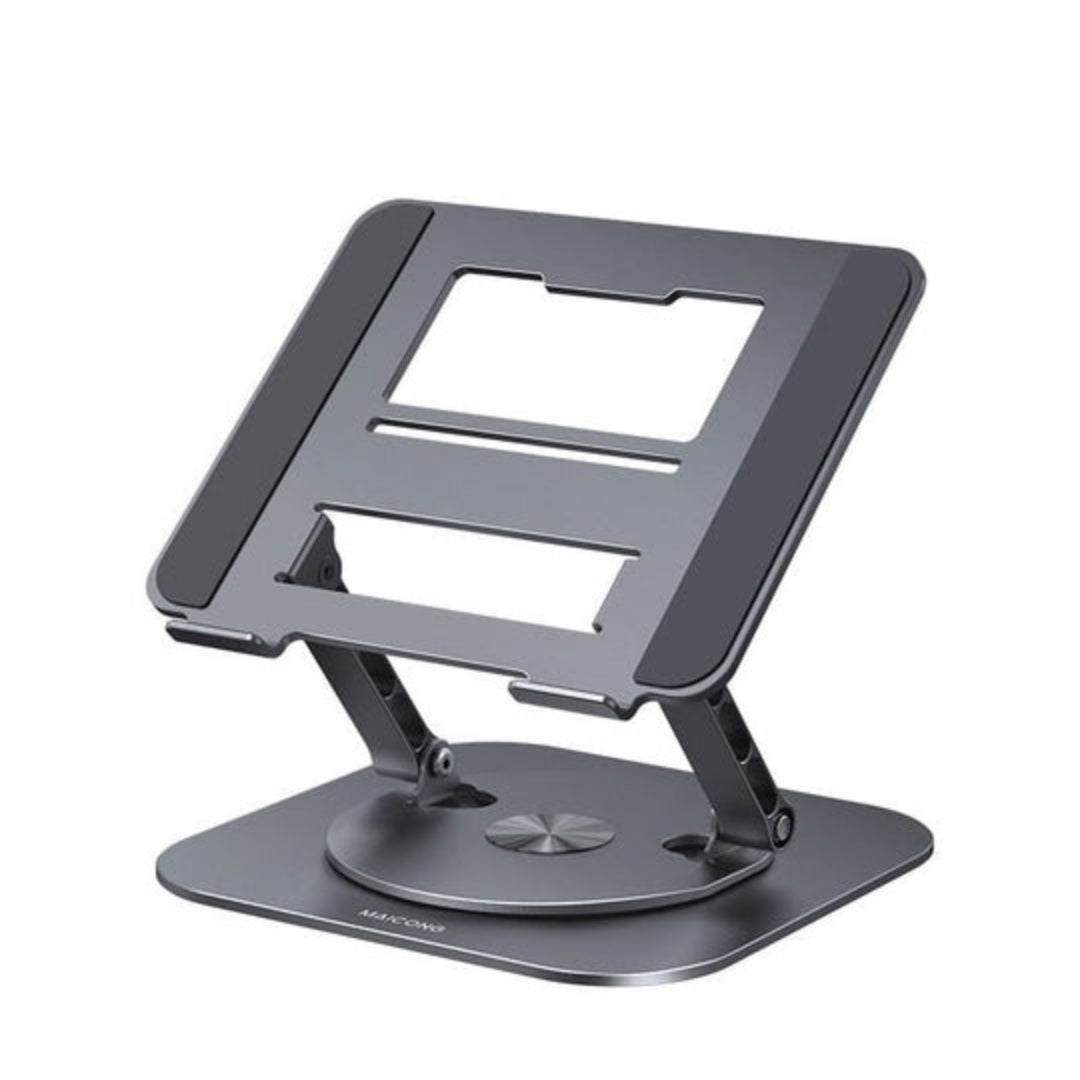Support 360° - Support Rotatif en Aluminium pour Ordinateur Portable et Tablette