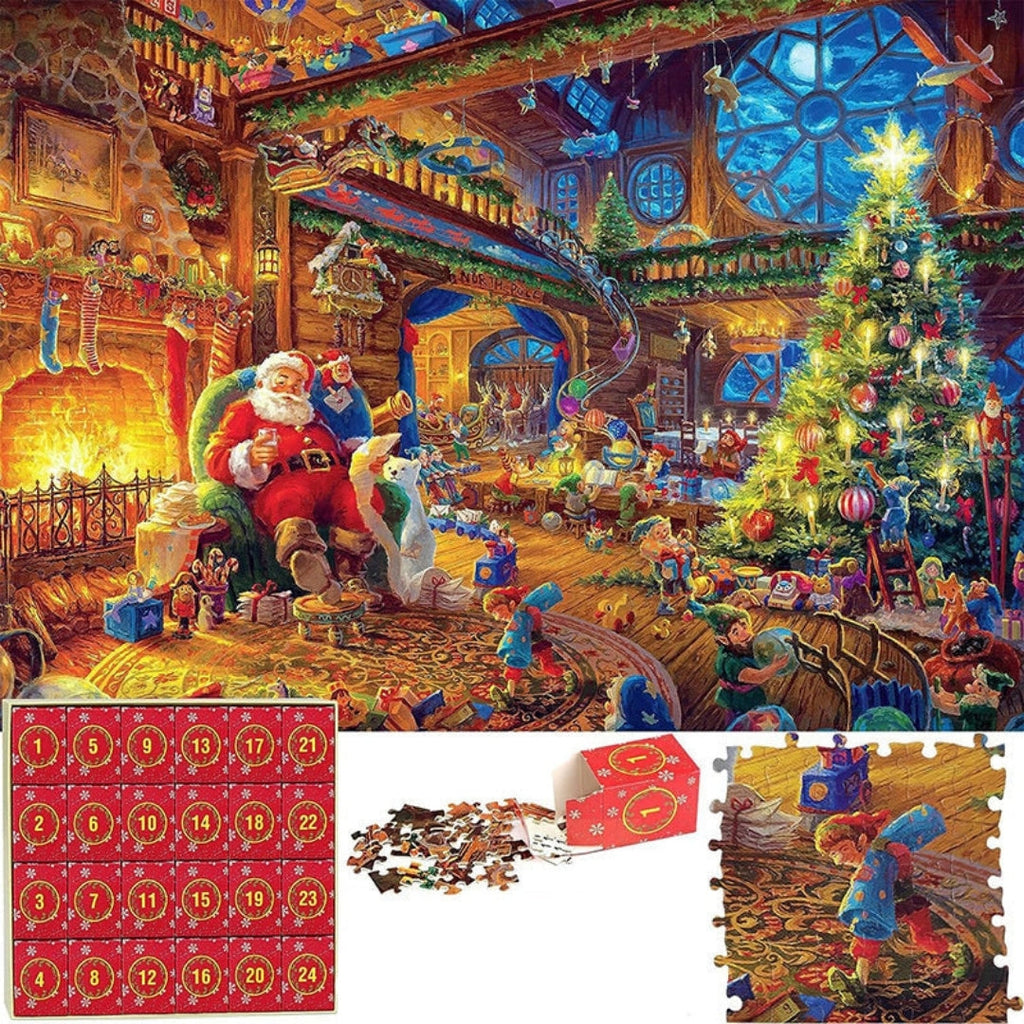 Calendrier de l'Avent Puzzle de Noël