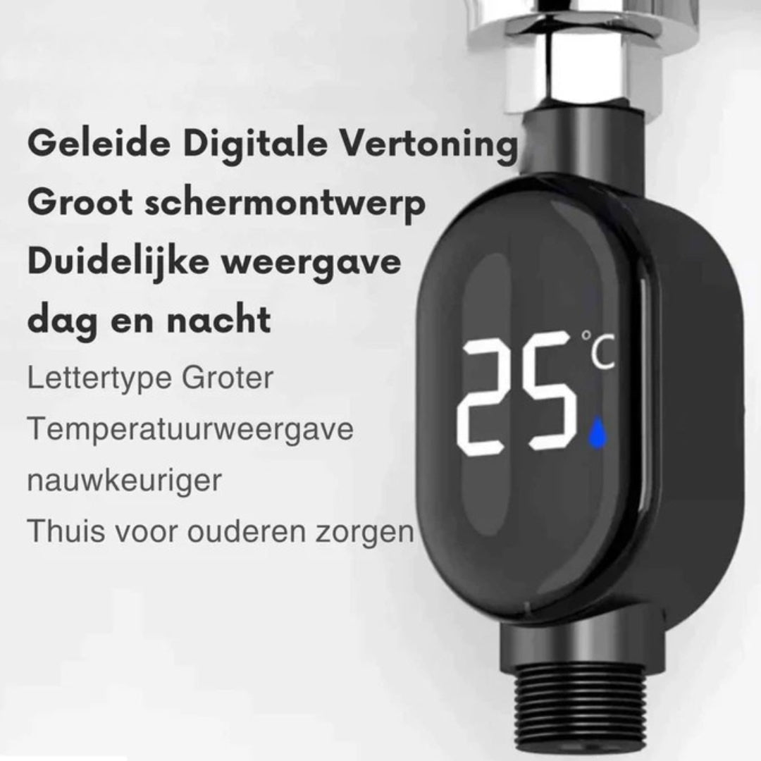 ThermoGauge - Thermomètre de robinet numérique avec affichage LED