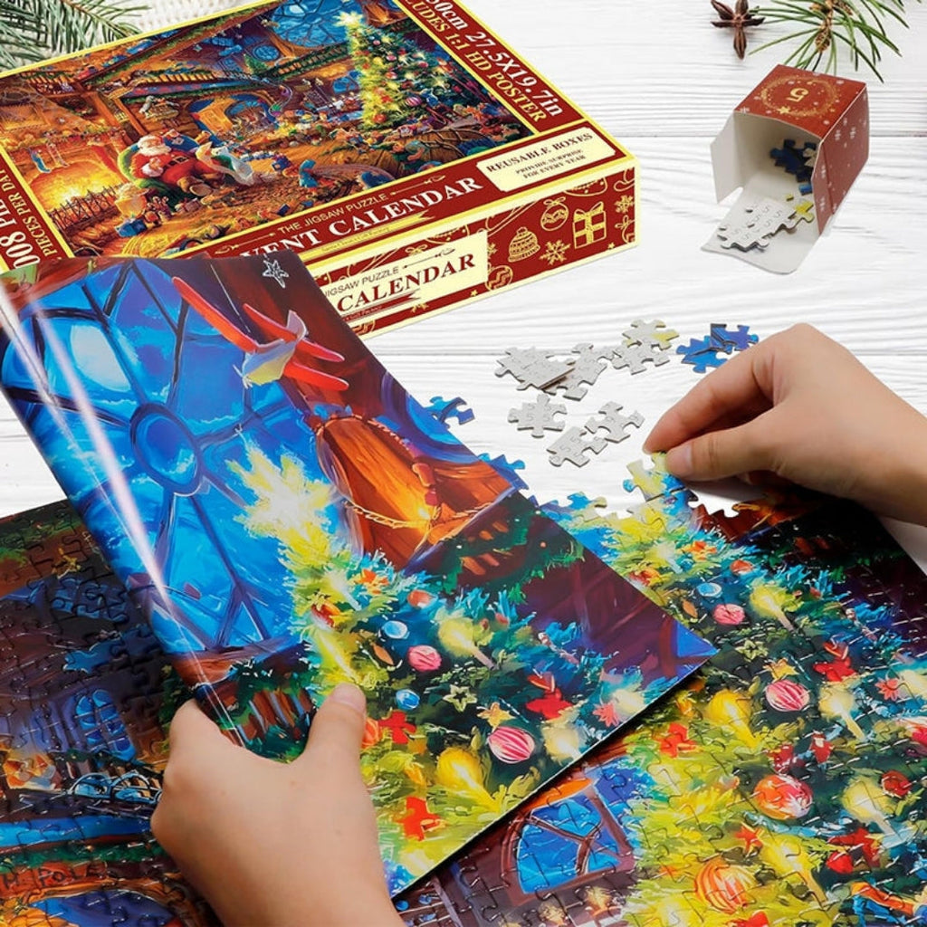 Calendrier de l'Avent Puzzle de Noël