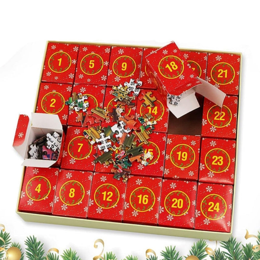 Calendrier de l'Avent Puzzle de Noël