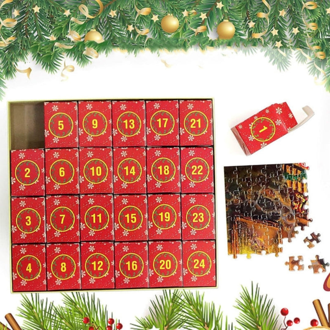Calendrier de l'Avent Puzzle de Noël