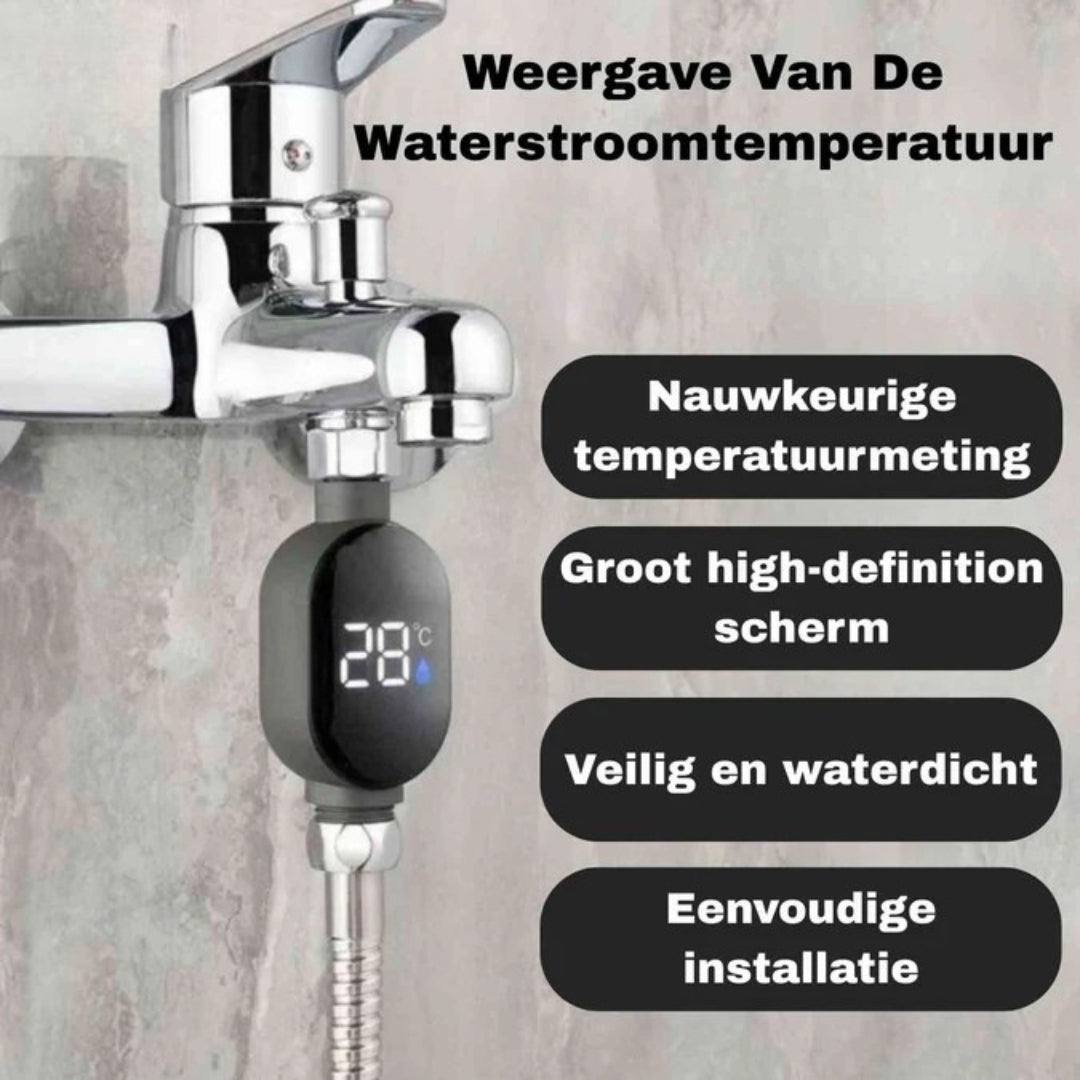 ThermoGauge - Thermomètre de robinet numérique avec affichage LED