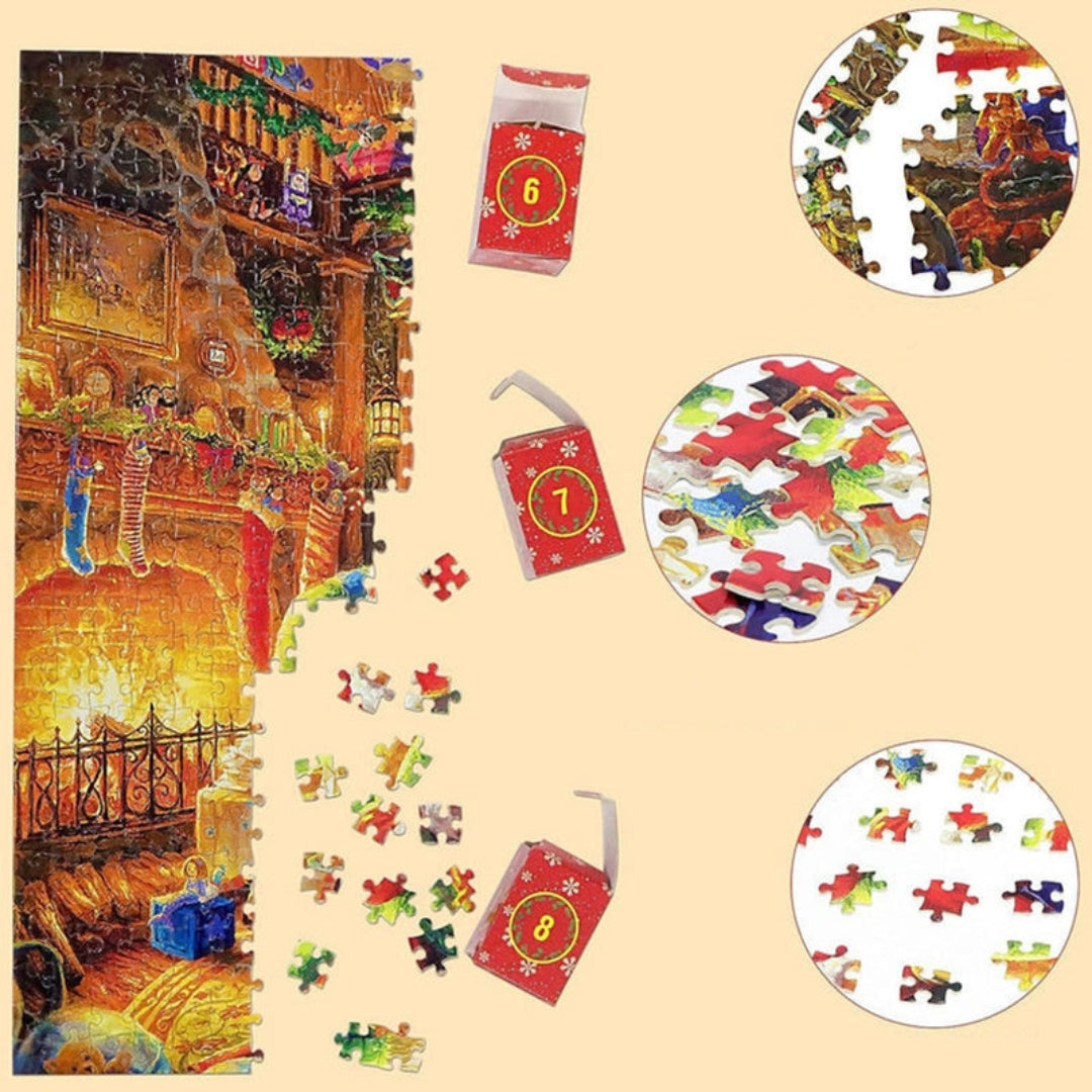 Calendrier de l'Avent Puzzle de Noël
