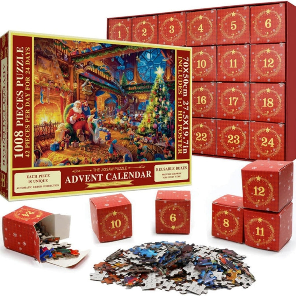 Calendrier de l'Avent Puzzle de Noël