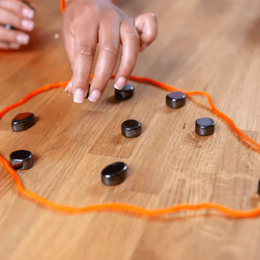Jeu d'échecs magnétique pliable pour voyage avec 32 pièces de jeu