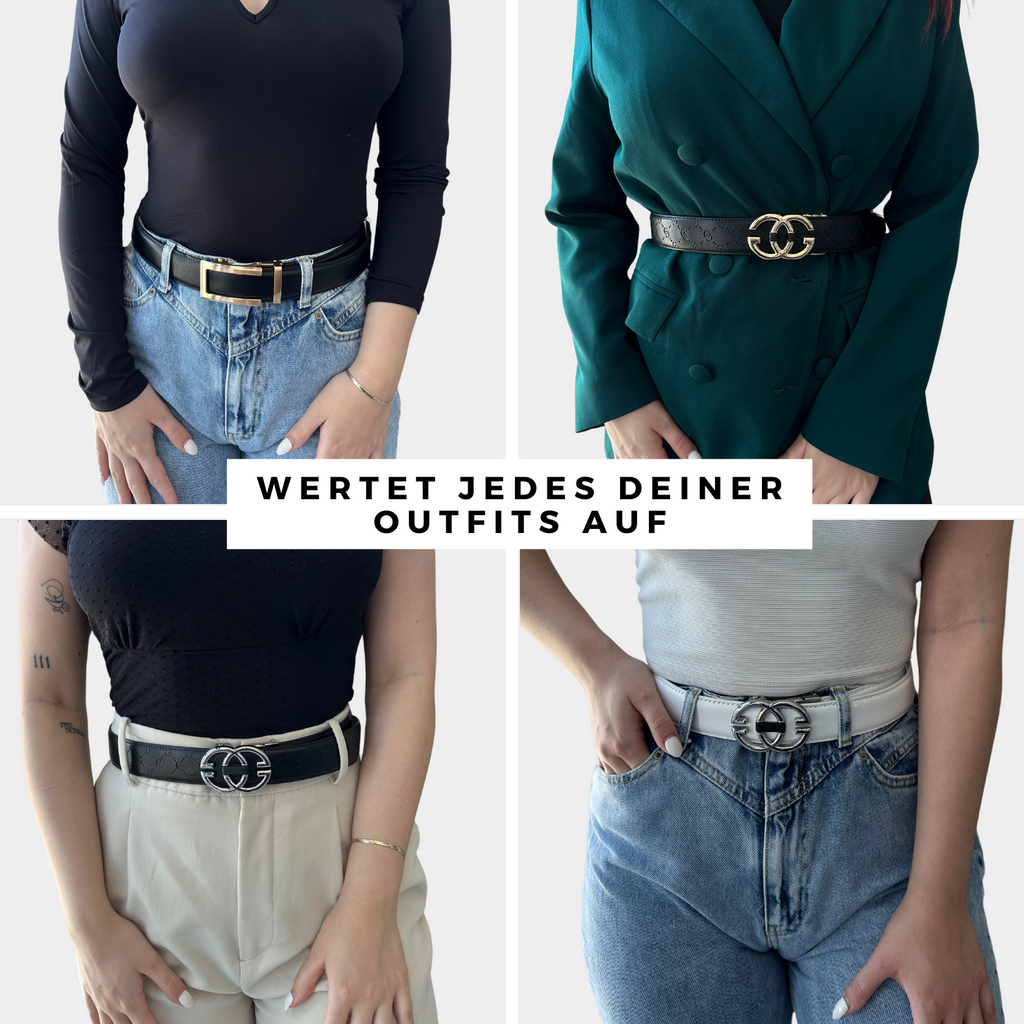 CEINTURE MAJESTICE™ | Ceinture en cuir à clic facile | Offre 1+1 !