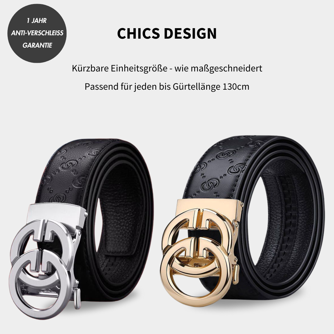 CEINTURE MAJESTICE™ | Ceinture en cuir à clic facile | Offre 1+1 !
