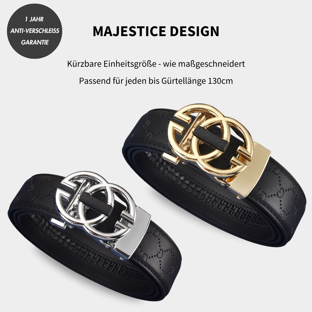 CEINTURE MAJESTICE™ | Ceinture en cuir à clic facile | Offre 1+1 !