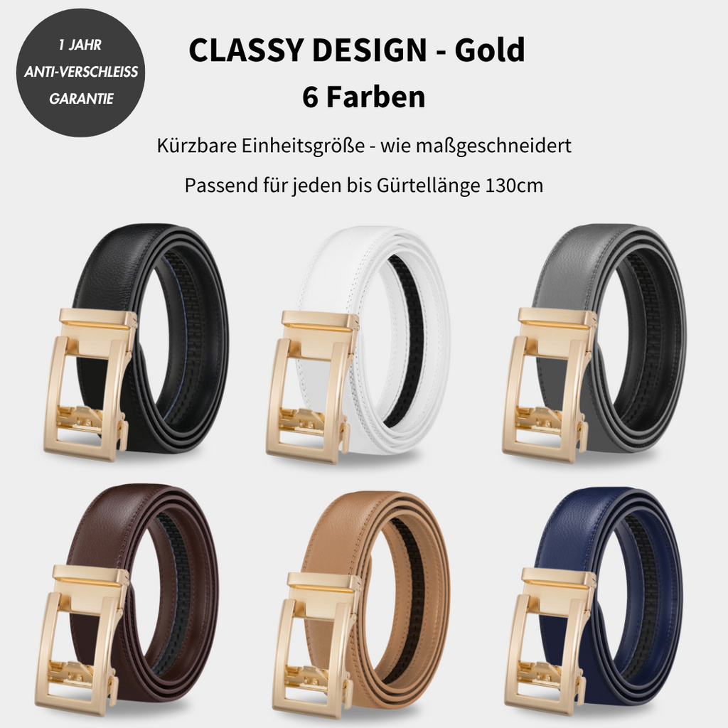 CEINTURE MAJESTICE™ | Ceinture en cuir à clic facile | Offre 1+1 !