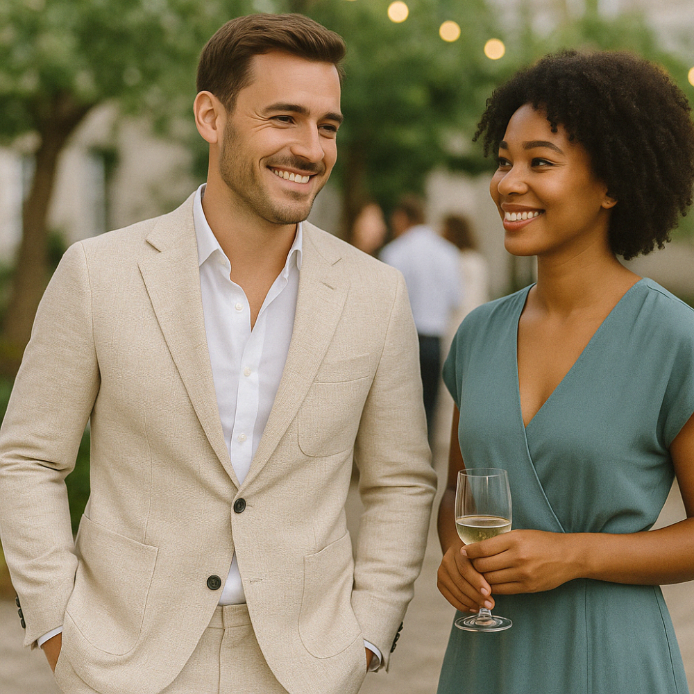 Costume en Lin Max pour Hommes | Léger et Élégant pour l'Automne
