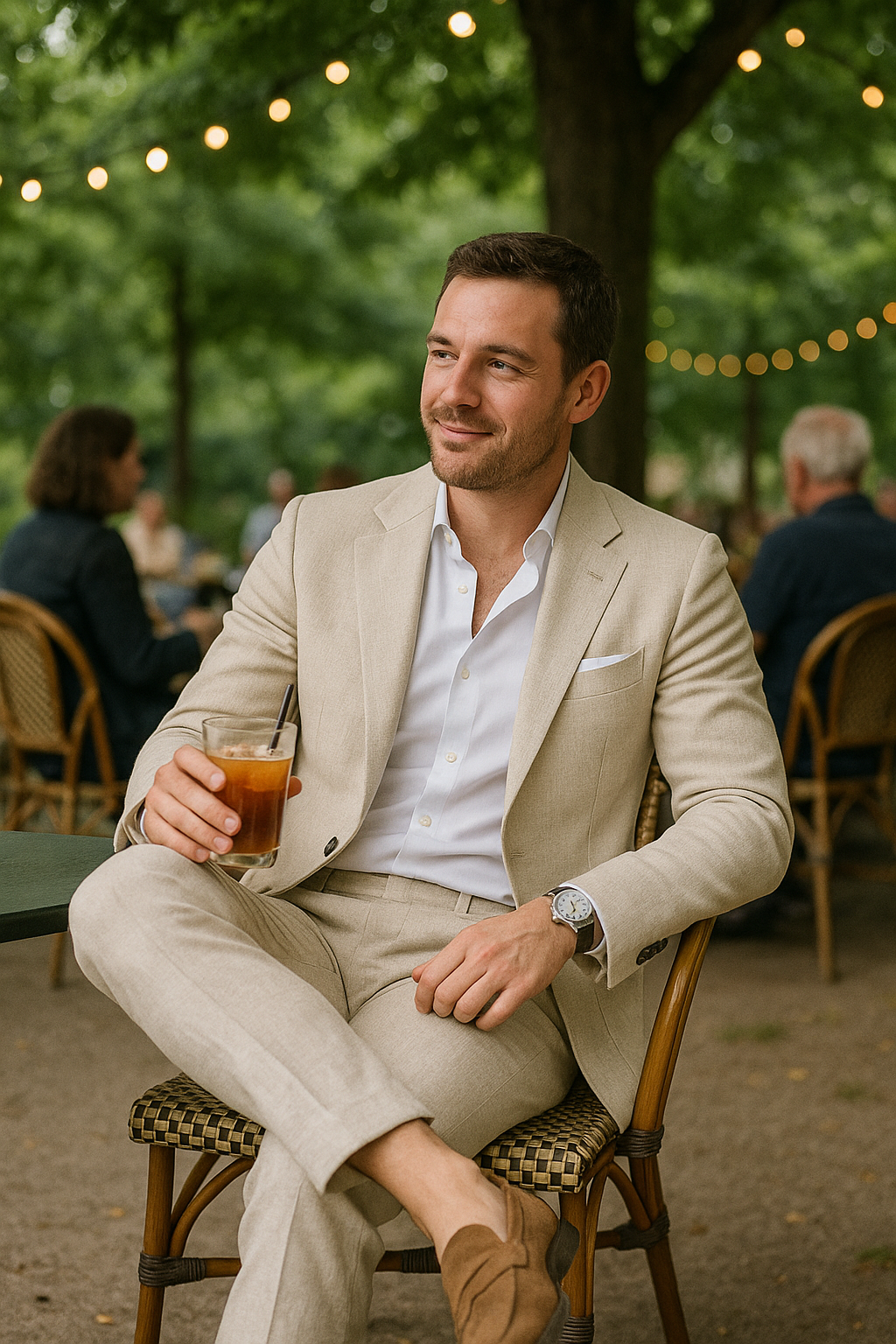 Costume en Lin Max pour Hommes | Léger et Élégant pour l'Automne