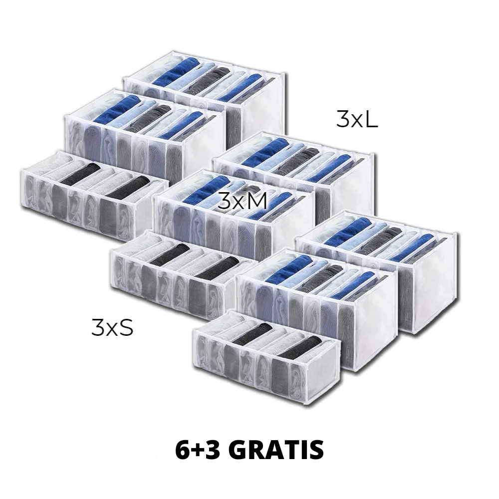 2+1 GRATUIT | Organisateur de Placard - Mettez de l'ordre dans votre garde-robe