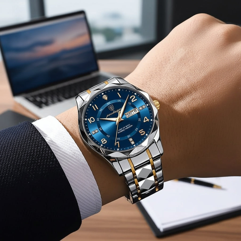 MONTRE TITANFORCE – Montre de sport robuste en titane pour hommes