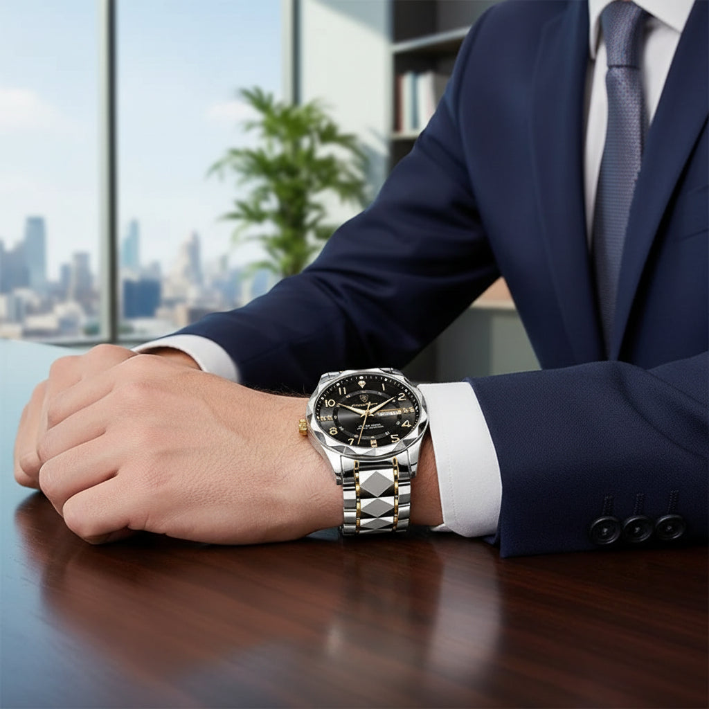 MONTRE TITANFORCE – Montre de sport robuste en titane pour hommes