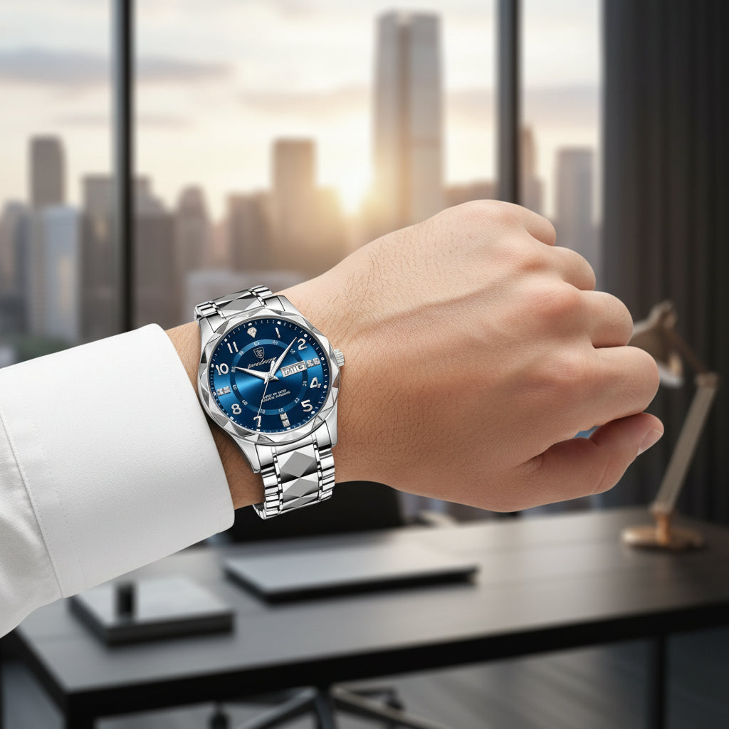 MONTRE TITANFORCE – Montre de sport robuste en titane pour hommes