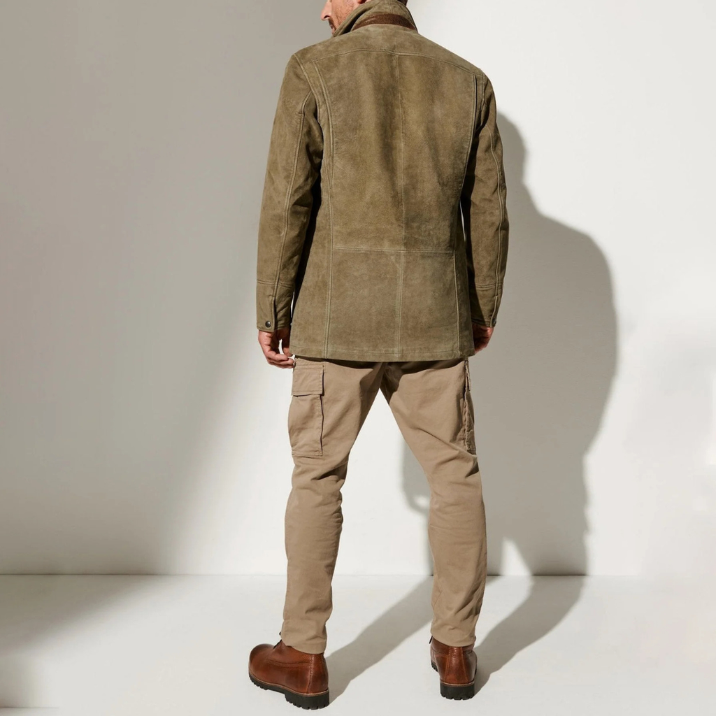 Veste Vintage - Veste Heren Retro avec Coupe Standard - Raverno