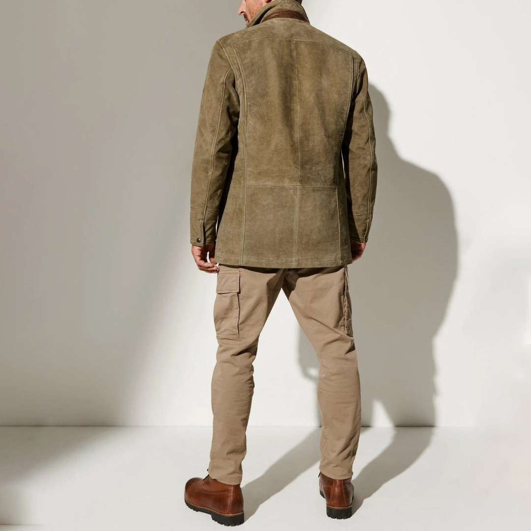 Veste Vintage - Veste Heren Retro avec Coupe Standard - Raverno