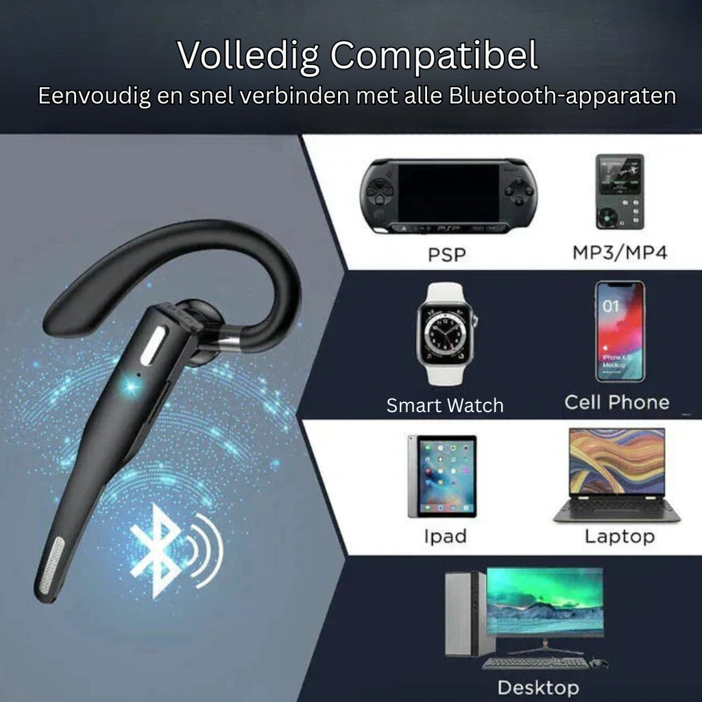 Casque Bluetooth - Casque Sans Fil avec Double Micro - Nexarion
