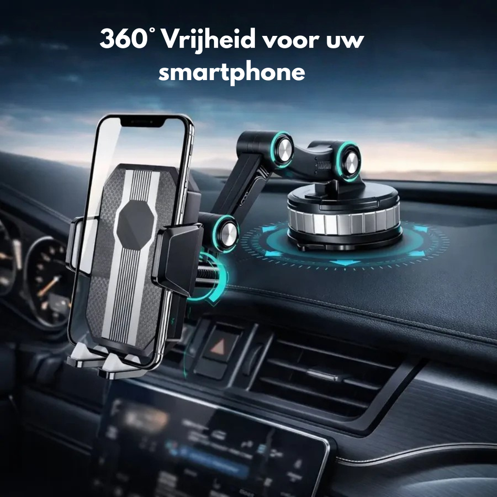 Support de Téléphone Auto - Support Smartphone Solide 360° - DriveMount