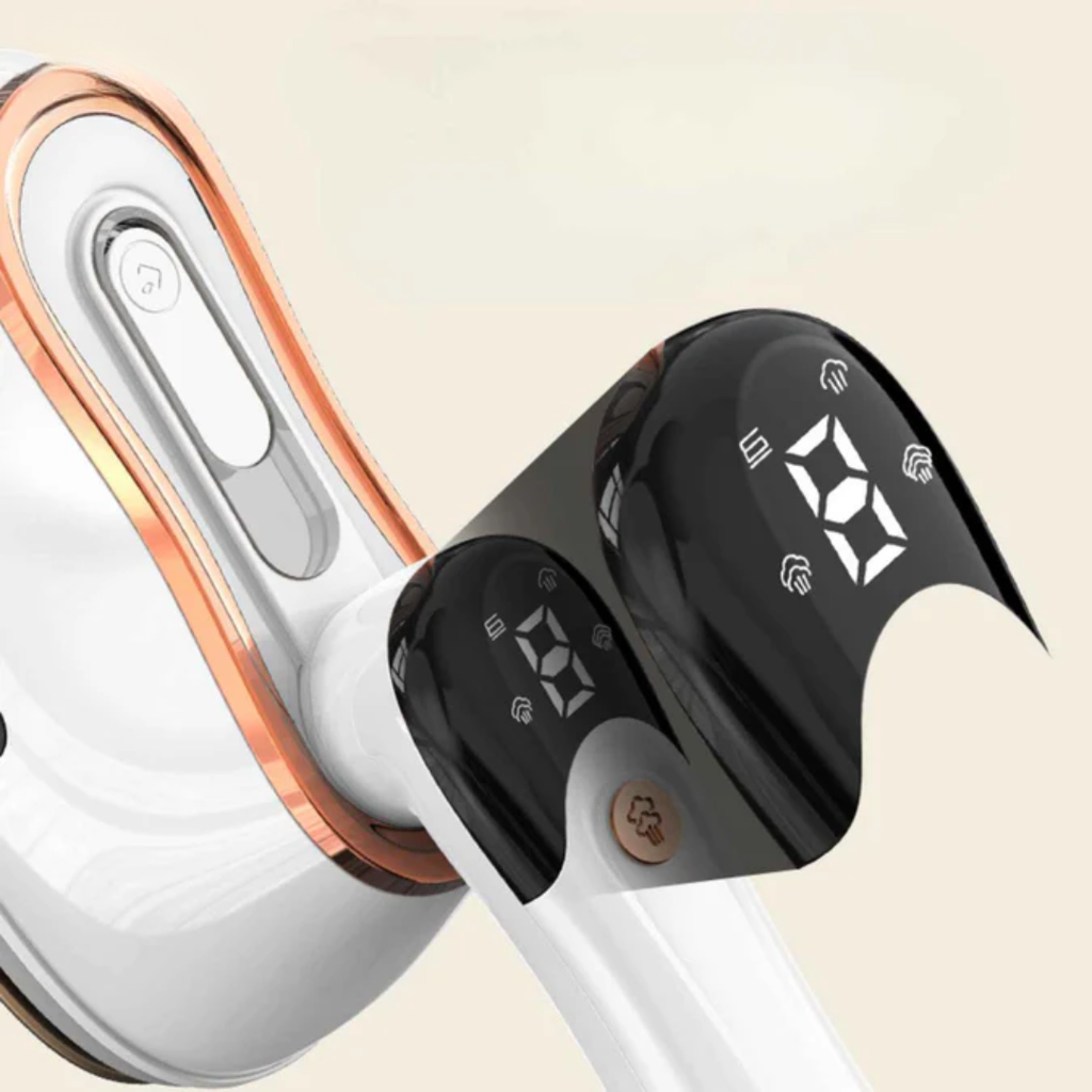 Virexa - Fer à repasser pliable et rotatif avec écran numérique