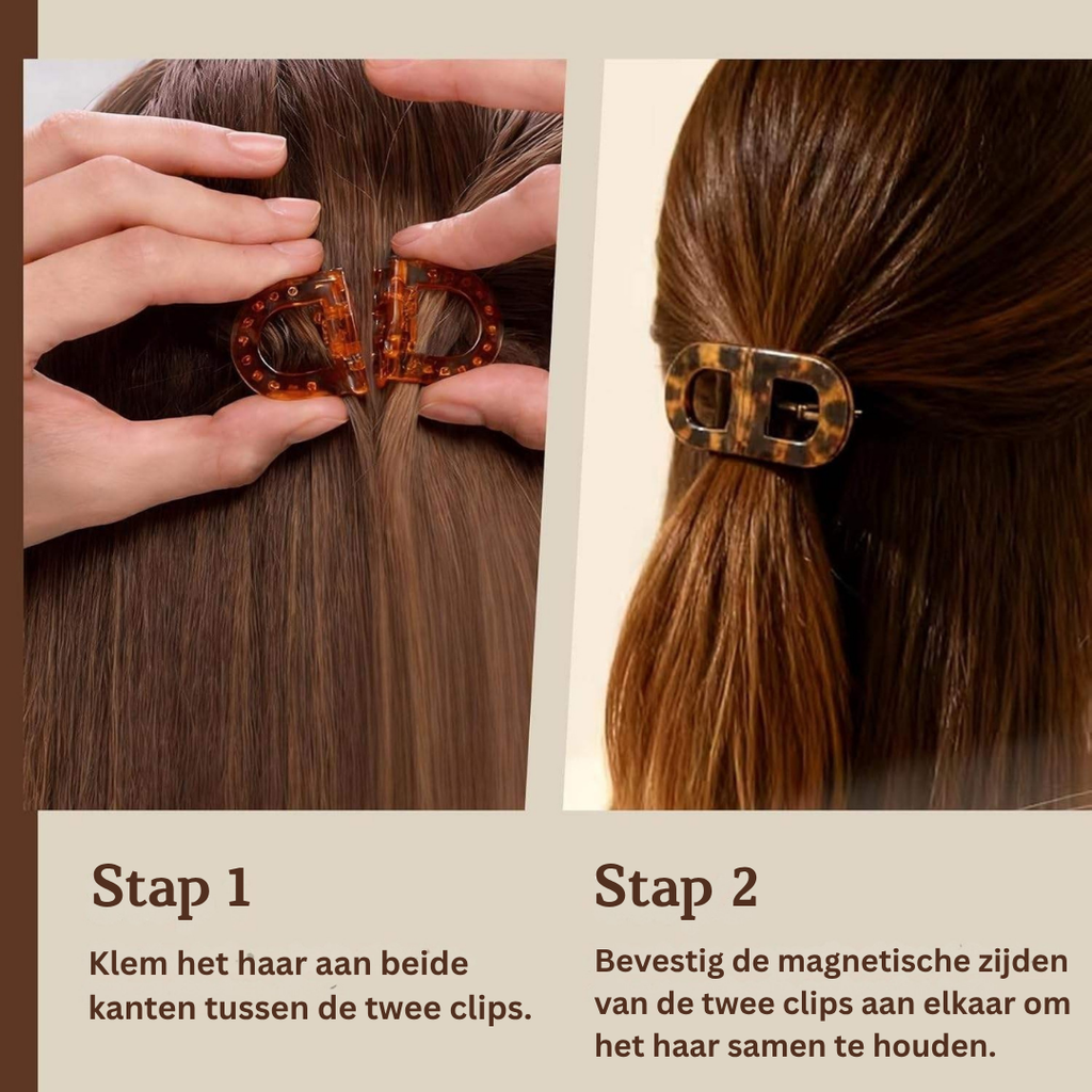 Pince à cheveux - Ensemble de clips de coiffure à maintien magnétique fort