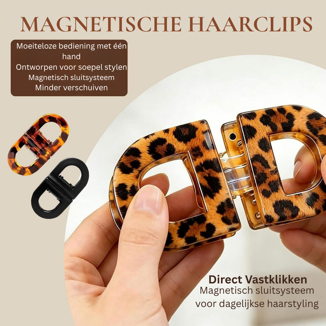 Pince à cheveux - Ensemble de clips de coiffure à maintien magnétique fort