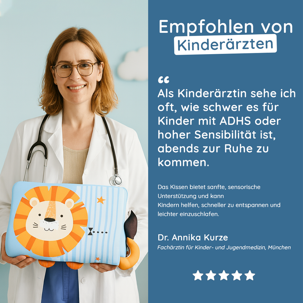 1 + 1 GRATUIT | Calmora™ | Coussin apaisant pour enfants pour un meilleur sommeil