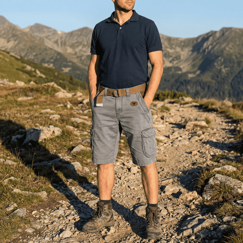 WanderSchmiede Fracht – Shorts Cargo Robustes pour Hommes Pour l'Extérieur & le Quotidien